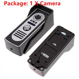 Hot 7" video intercom system doorbell night vision IR 700tvl door camera waterproof unlock for home apartment video door phone