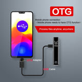 Professional Digital Voice Activated Recorder  Long Distance time Audio Record HD Sound Recording OTG Function