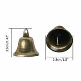 10pieces Retro Dog Potty Training Christmas Bell Making Wind Chimes 38mm Craft Bells Jingle Bells