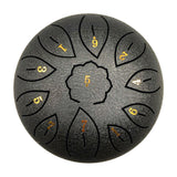 tongue Drum 6 Inch 11 Tone Steel Tongue Drum Set Hand Pan Drum Pad Tank Sticks Carrying Bag Percussion Instruments Accessories