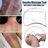 1Pc Manual Stainless Steel Scraper Face Neck Back Abdomen Beauty Tool Massage Relieve Health Pain SPA Massager and to X7K3