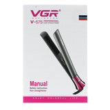 VGR V-575 Professional Hair Curler and Hair Straightener Curling Iron Roller Curls Hair Essential oils and ceramic glazed panels