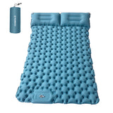 Outdoor 2 Person Camping Mat with Air Pillow Portable Air Mattress Waterproof Backpacking Sleeping Pad For NatureHike Camping