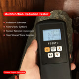 Digital Field Radiation Tester X γ Hard β Ray Detection Geiger Counter Radiation Meter Dosimeter for Electromagnetic
