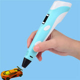 2-generation 3d Printing Three-dimensional Drawing Pen 12v Colorful Drawing Pen