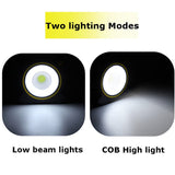 30W Portable Mini Flashlight COB Work Light Mini Handheld Lantern Outdoor Emergency Light (Excluding Battery)