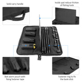 Padded Fishing Tool Storage Bag Fishing Buzz Bar Organizer Fishing Bait Alarm Pouch Fisihing Bank Stick Bag Fishing Bags
