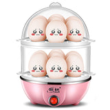 Mini Egg Steamer Multi-function Eggs Boiler Double Layer Stainless Steel Breakfast Maker Appliance Cooking Tools Kitchen ZD01