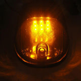 5x 12LED Smoked Cab Roof Top Marker Running Clearance Warm Light For Ram for Truck Lorry Roof Top Marker Running Warm Light