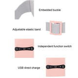 Menstrual Heating Pad 3 Gears Adjustable Cramp Heating Belt Waist Support Heating Belt Portable Heating Pad Disassemble Easy Use