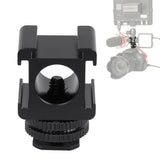 Hot Shoe Mount Adapter Camera Tri-Hot Shoe Mount Adapters For Microphone LED Video Light Monitor Camera Accessories
