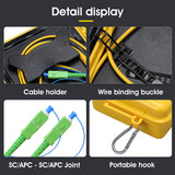 SC/APC-SC/APC OTDR Dead Zone Eliminator,Fiber Rings 500M Fiber Optic OTDR Launch Cable Box 1Km 2Km SM 1310/1550nm