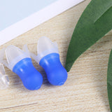 1 Set of Sound Proof Earplug Noise-proof Protective Earplug Sleeping Ear Caps Noise Prevention Earplugs (Black Filter, Blue Earp