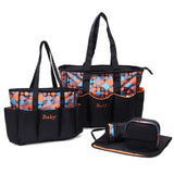 5 Pcs/Set Diaper Bag For Mommy Baby Care High Capacity Maternity Mother Bag Newborn Toddlers Mummy Changing Nappy Hobos