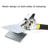 Durable Straight Jaw Sheet Manual Metal Bending Pliers Sheet Metal Hand Metal Pipe Bender Non-Slip Pitted Handles Essential Tool