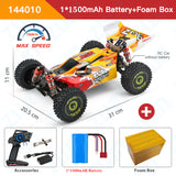 WLtoys 284131 144010 RC Car 75KM/H High Speed Off-Road 2.4G Brushless 4WD Electric Remote Control Drift Toys For Children Racing
