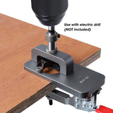 KKmoon 35mm Hinge Hole Drilling Jig Set Hinge Hole Locator Guide Kit Hinge Hole Opener Woodwooking Tools for Kitchen Cabinet