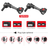 21V Brushless Angle Grinder Tool Cordless Polishing Cutting Machine 100mm Variable Speed Electric Heavy Duty Metal Cutter