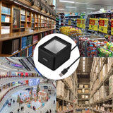 YHD-9800 Desktop 1D/2D/QR Barcode Scanner USB Wired Bar Code Reader CMOS Image Hand-Free for Mobile Payment
