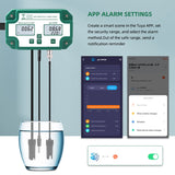 6 in 1 Water Quality Tester WiFi PH EC TDS SALT SG.Temp Meter Multifunction Smart Aquarium Monitor Tester Tuya APP Control US/EU