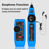 NOYAFA NF-810 Network Cable Tester Kit Multi Function Wire Tracker Wiremap PoE TEL Testing for RJ11 RJ45 CAT5 CAT6 LAN Cable