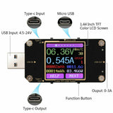 4.5-24V USB Type-C LCD Power Meter Tester Digital Multimeter Voltmeter Ammeter Detector bluetooth 71.2mm*31.8mm*12.4mm