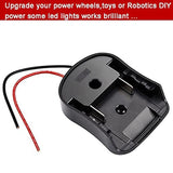Battery Adapter for Makita 18V Battery Dock for Power Wheels Adapter for Ride on Cars Modify DIY Cordless Light Robotics