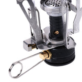 Ultralight Backpacking Canister Travel Camp Stove Burner with Piezo Ignition New