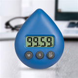 Electronic Digital Timer Kitchen Cooking Shower Study Stopwatch Alarm Clock Water Drop Electronic Cooking Countdown Time Timer