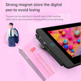 BOSTO BT-13HDK Portable Graphics Drawing Tablet 13.3 Inch H-IPS LED Screen Display Digital Art Drawing Pad 8192 Pressure Level