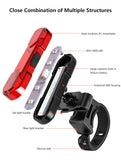 Bicycle Lights USB Charging LED Warning Lights Night Bike Rear Light Mountain Bike Equipment Bicycle Lights Bicycle Accessories