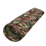 Dampproof Camping Sleeping Bag 4 Season Warm Cold Envelope Backpacking Sleeping Bags For Outdoor Traveling Hiking Thicken Solid