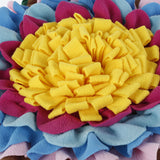 Pet Dog Snuffle Mat Colorful Nose Smell Training Sniffing Pad Dog Puzzle Toys Slow Feeding Mats Food Dispenser Carpet