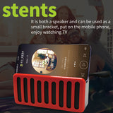 2022.Portable Bluetooth Speakers TWS Wireless Speaker Outdoor FM Sound Bar Surround Deep Bass Subwoofer Waterproof TWS Home
