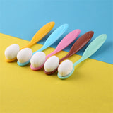 10pcs/set Smooth Blending Brushes Drawing Painting Brushes Flat Kit for DIY Scrapbooking Cards Making Ink Application Tools