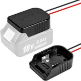 Motorized Wheel Adapter For MAKITA 18V/14.4V BL1850 Battery Power Mount Connector Adapter Base Stand With 12 Awg Wire