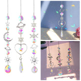 Crystal Wind Chime  Windchime Sparkling Catcher Handmade Hanging