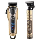 Professional Hair Clippers Barber Haircut Sculpture Cutter Rechargeable Razor Trimmer Adjustable Cordless Edge for Men