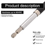 3Pcs 80/120/140mm 1/4Inch Hex Shank Bit Holder Extension Quick Change Screwdriver Connection Rod Adapter Sleeve