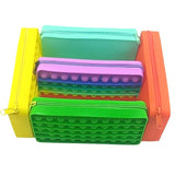 New 20cm Pencil Case Push Bubble Toy Autism Pop Its Stress Reliever Toys Children Learning Pencil Case Anti-stress Fidget Toys