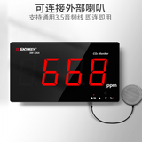 SW-725A wall mounted carbon dioxide detector, breeding alarm, CO2 concentration tester