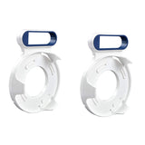 2 Pack Wall Mount for TP-Link Deco M9 Plus Home Mesh WiFi System, Sturdy Brackets, Easy Moved, Space Saving, US Plug
