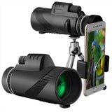 High-power BAK4 Monocular telescope with fast smartphone stand Waterproof Professional HD ED Glass With Tripod Phone Clip