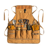 Outdoor Cooking Aprons Multifunctional Camping Garden Tool Apron Canvas Unisex Multi-Pocket Tool Apron For Woodworking Painting