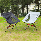 Portable Folding Camping Chair Outdoor Moon Chair Collapsible Foot Stool For Hiking Picnic Fishing Chairs Seat Tools