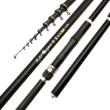 2019 Portable  Rock 2.4m 3.6m 4.5m 5.4m 6.3m 7.2m Carp rod  Telescopic Sea Fishing Rod Spinning rod carbon fiber Ultralight hard