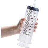 Large Syringe Tubing 500ML Plastic Syringe With Tube Converter Cap For Liquid Oil Glue Applicator Experiments Industrial