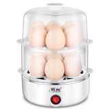 Mini Egg Steamer Multi-function Eggs Boiler Double Layer Stainless Steel Breakfast Maker Appliance Cooking Tools Kitchen ZD01