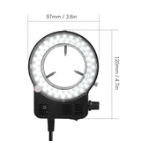 LED Round Light for Microscope Lamp for Microscope Brightness Adjustable Microscope Light