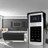 RFID Intercom System Entrance Machine Color Video Phone/DoorBell With Digital Touch Keypad Outdoor CMOS IR Night Vision Camera
